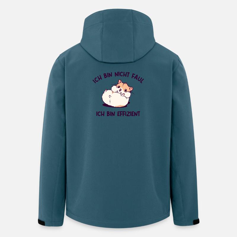 Haustiere Hamster Statement Lieblingstier Tiere - Recycelte Männer Softshell-Jacke von Stanley/Stella - Dunkles Petrol