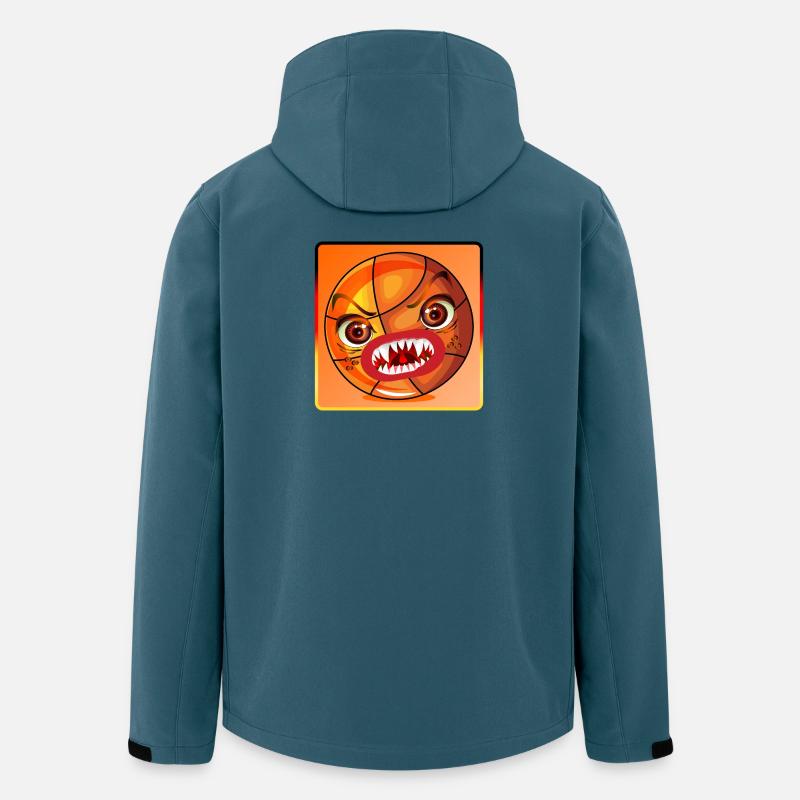 BASKETBALL MONSTER DEUTSCHLAND FLAGGE - Recycelte Männer Softshell-Jacke von Stanley/Stella - Dunkles Petrol