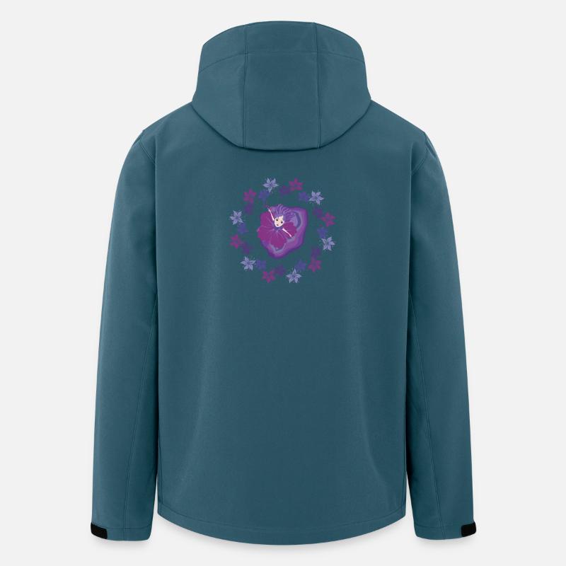 Fantasy Dancer with Lavender Flower - Men’s Recycled Softshell Jacket by Stanley/Stella - stargazer