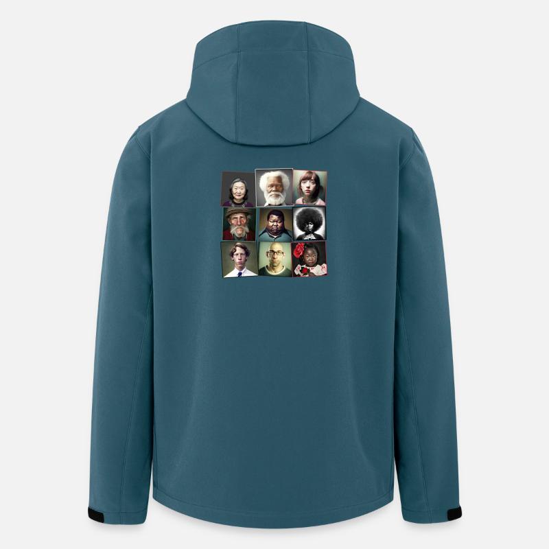 Super Normal 01 - Recycelte Männer Softshell-Jacke von Stanley/Stella - Dunkles Petrol