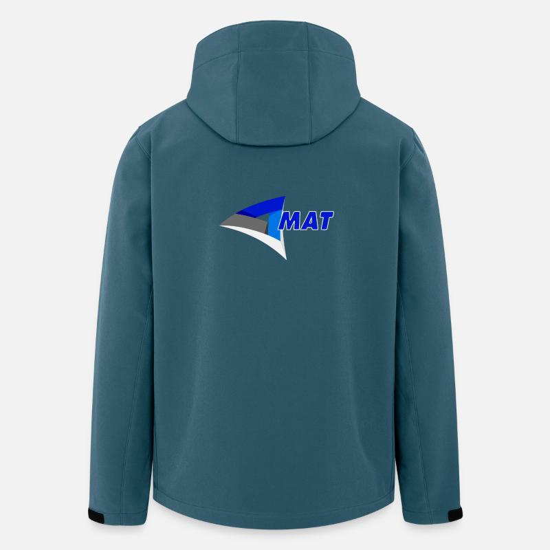Matt - Recycelte Männer Softshell-Jacke von Stanley/Stella - Dunkles Petrol