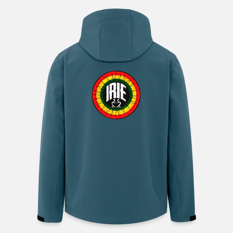 Irie - Reggae  - Recycelte Männer Softshell-Jacke von Stanley/Stella - Dunkles Petrol