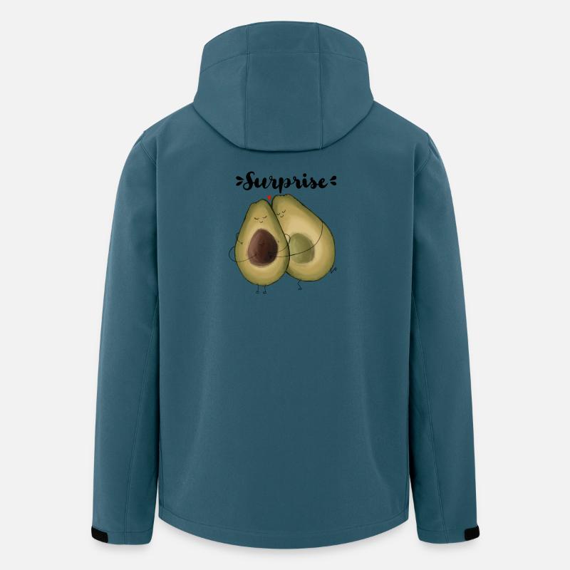 Surprise Avocado - Recycelte Männer Softshell-Jacke von Stanley/Stella - Dunkles Petrol