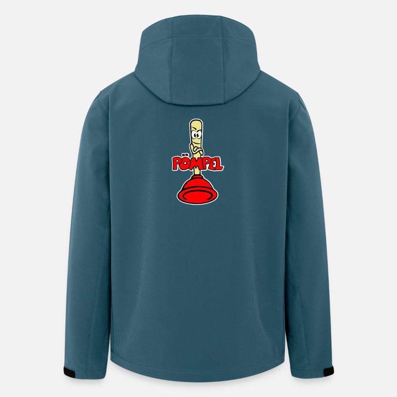 Pömpel - Recycelte Männer Softshell-Jacke von Stanley/Stella - Dunkles Petrol