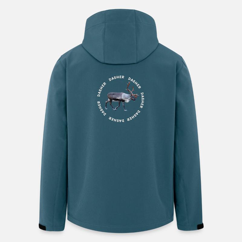 DASHER - Recycelte Männer Softshell-Jacke von Stanley/Stella - Dunkles Petrol