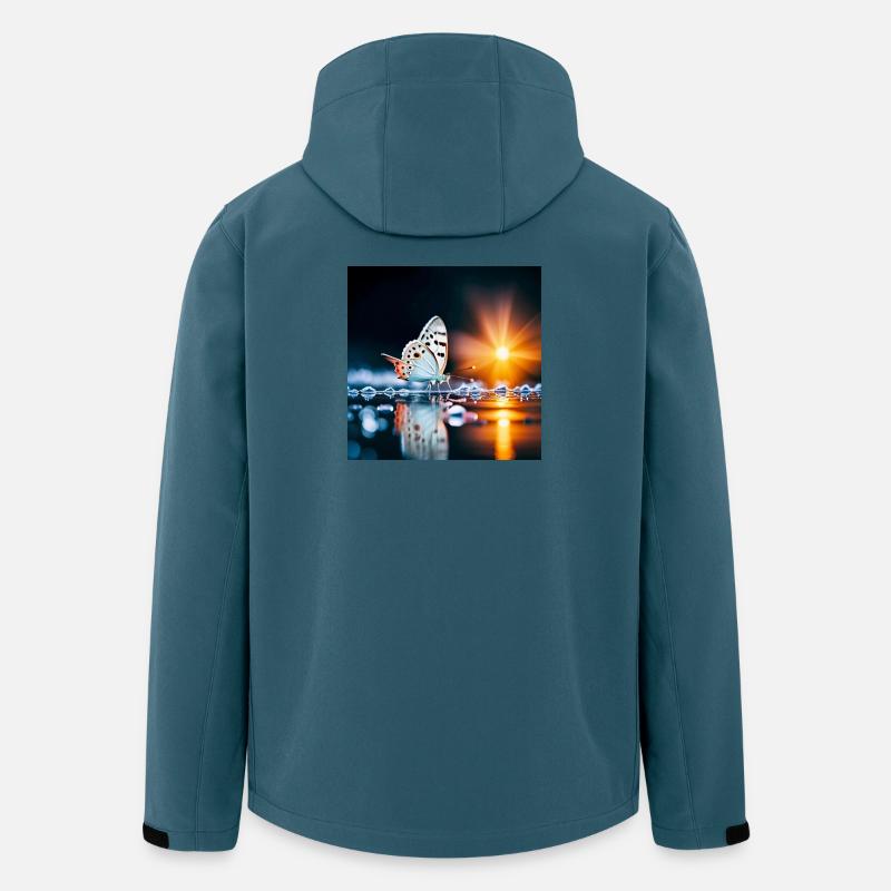 Motte - Recycelte Männer Softshell-Jacke von Stanley/Stella - Dunkles Petrol