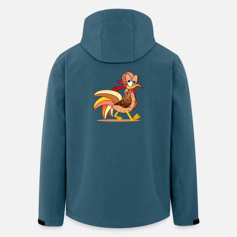 CHICKEN COOP CHICKENS COMIC - Men’s Recycled Softshell Jacket by Stanley/Stella - stargazer
