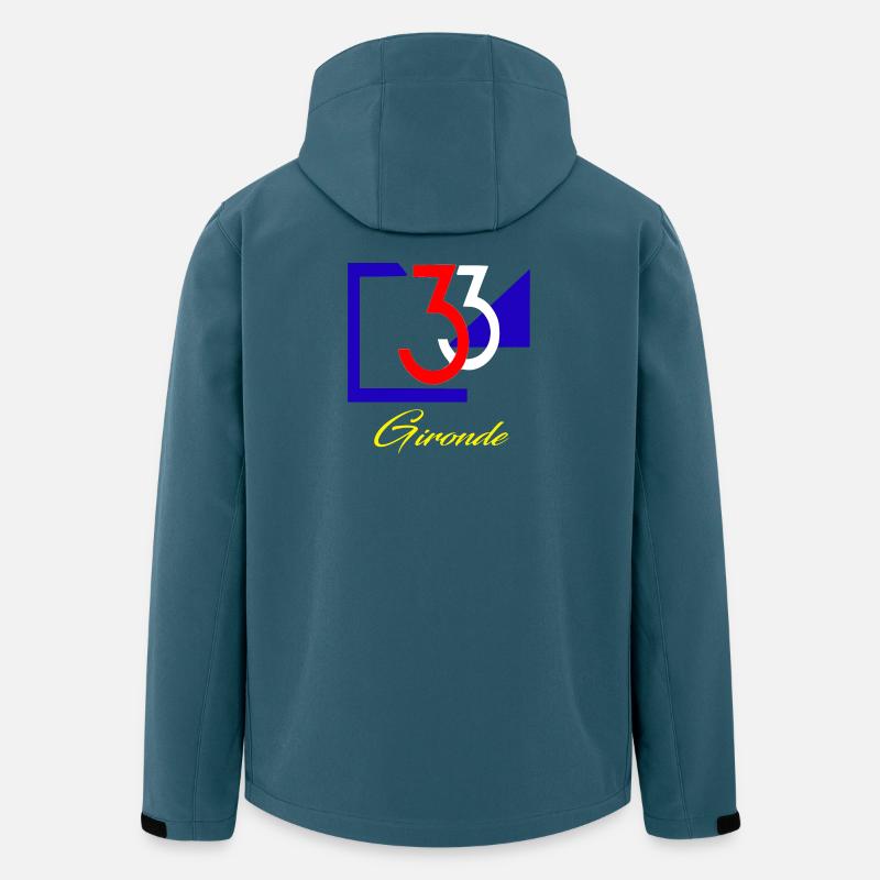 Gironde - Recycelte Männer Softshell-Jacke von Stanley/Stella - Dunkles Petrol