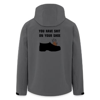 Vous avez de la merde sur votre chaussure - Veste softshell homme en polyester recyclé Stanley/Stella -  - Dos - AI Model Male 185 light (185cm)