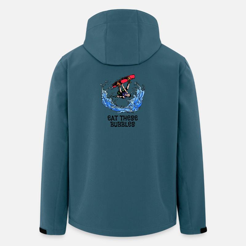 Surfing Kitesurfer Statement Wakeboard Surfboard - Men’s Recycled Softshell Jacket by Stanley/Stella - stargazer