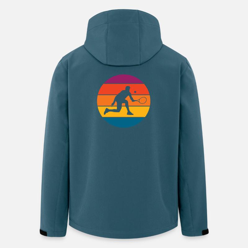Tennis - Recycelte Männer Softshell-Jacke von Stanley/Stella - Dunkles Petrol