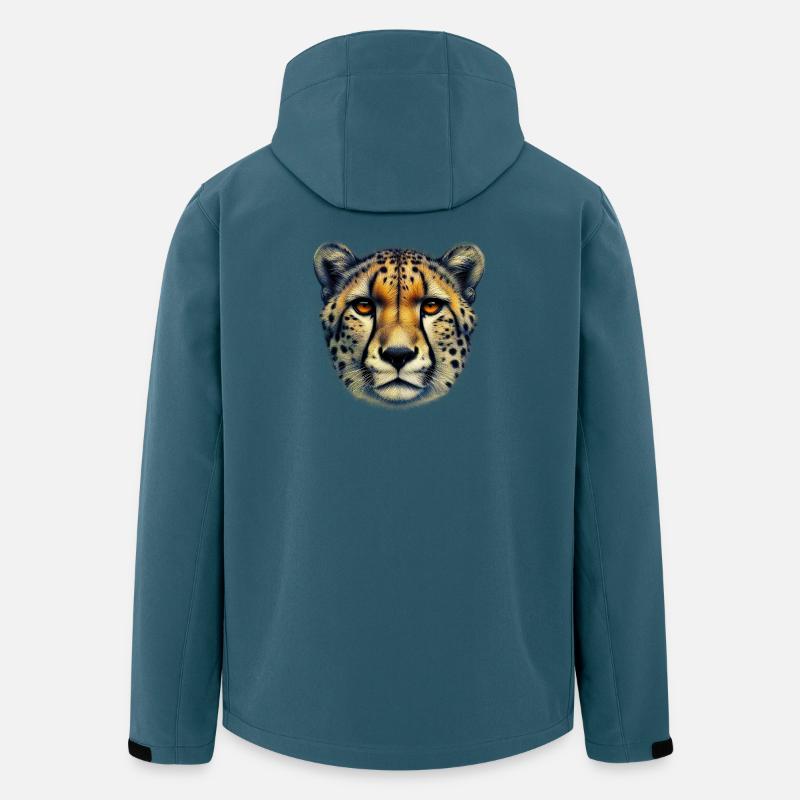 Gepard - Recycelte Männer Softshell-Jacke von Stanley/Stella - Dunkles Petrol