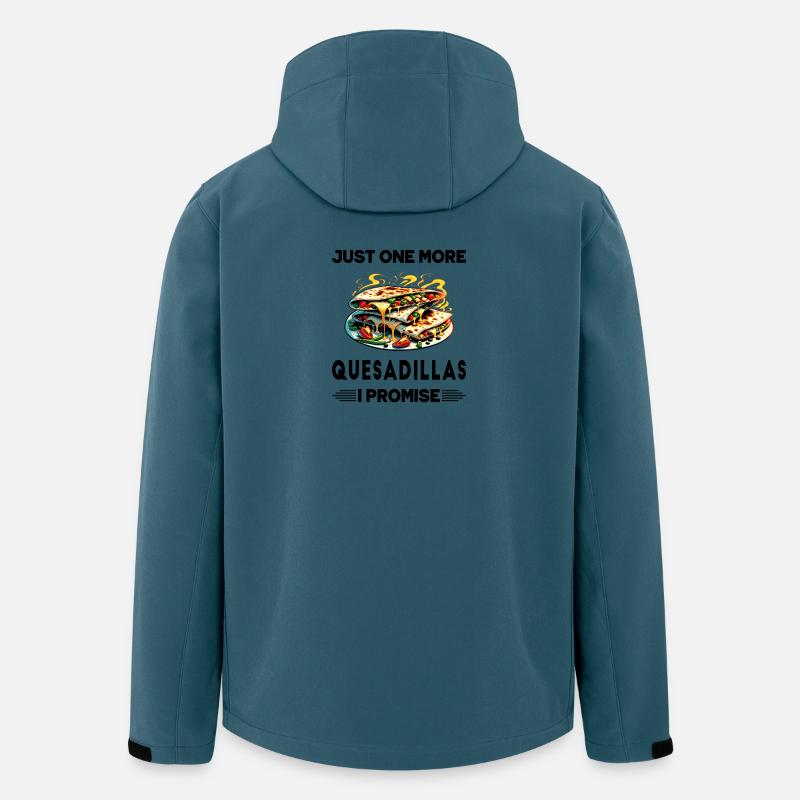 Nur noch eine Quesadillas, versprochen - Recycelte Männer Softshell-Jacke von Stanley/Stella - Dunkles Petrol