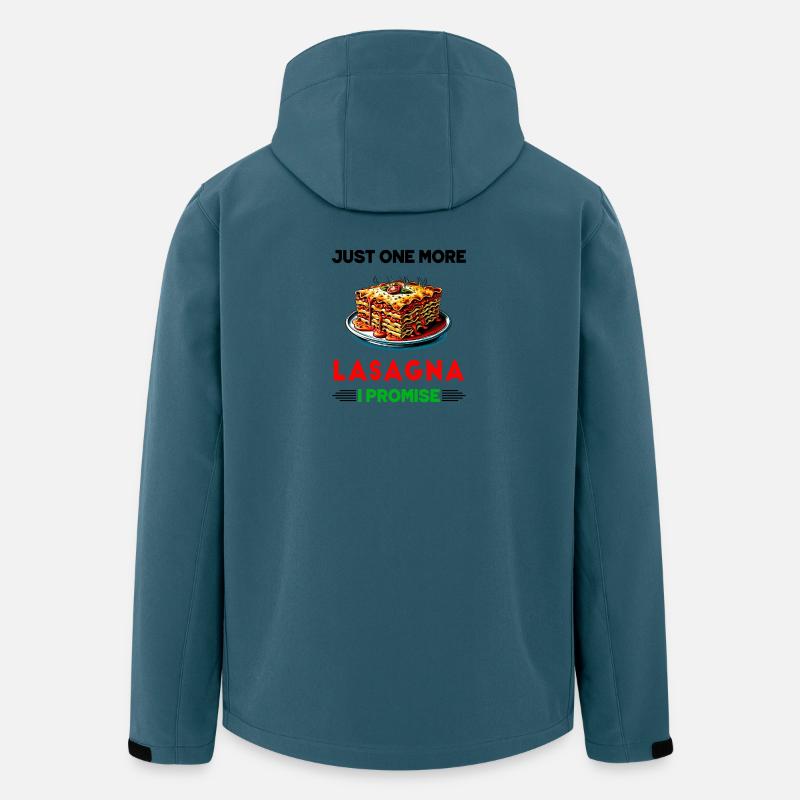 Nur noch eine Lasagne, versprochen - Recycelte Männer Softshell-Jacke von Stanley/Stella - Dunkles Petrol
