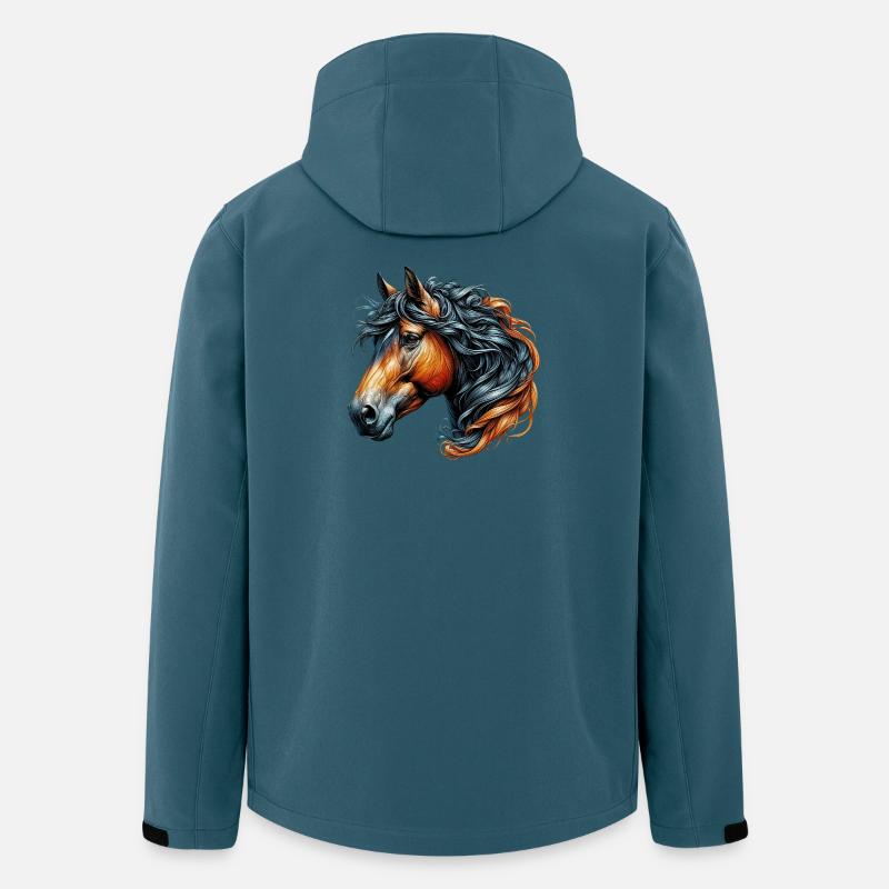 Horse - Men’s Recycled Softshell Jacket by Stanley/Stella - stargazer