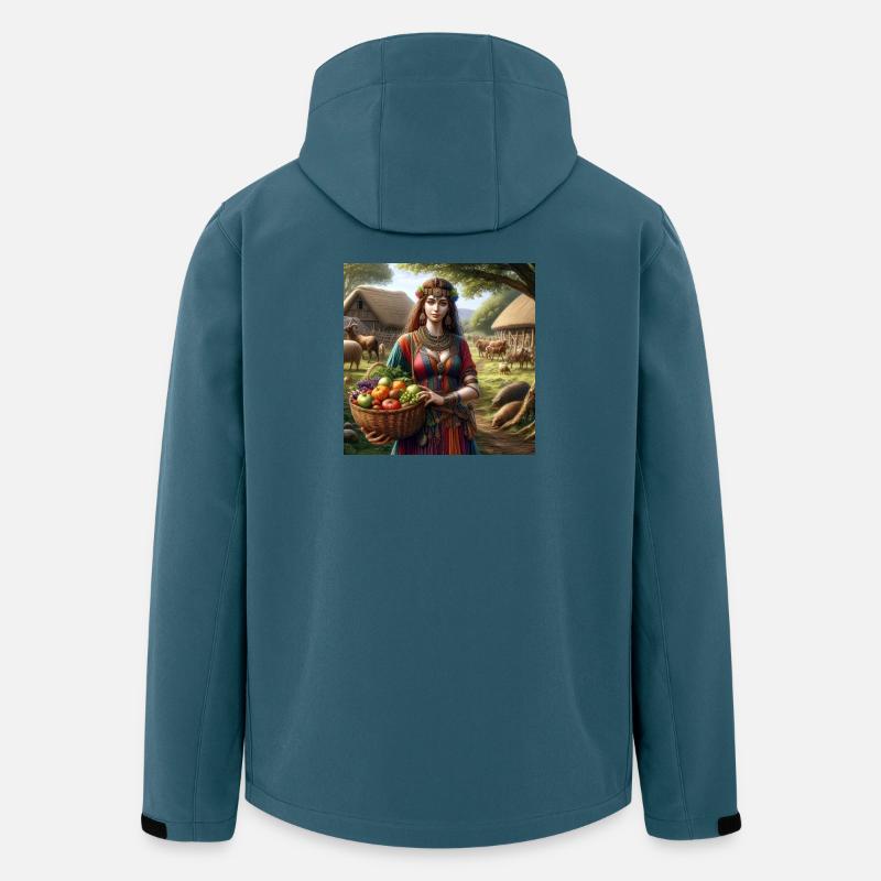 Keltiberische Frau - Recycelte Männer Softshell-Jacke von Stanley/Stella - Dunkles Petrol