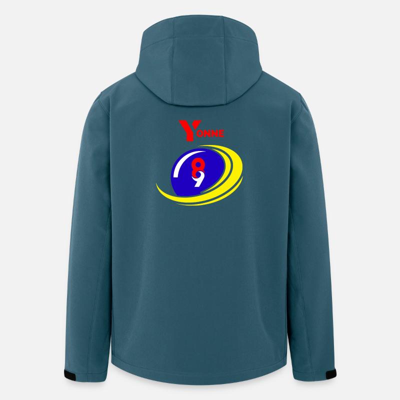 Yonne - Recycelte Männer Softshell-Jacke von Stanley/Stella - Dunkles Petrol