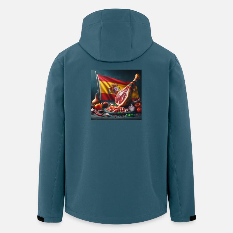 Schinkenkeule - Recycelte Männer Softshell-Jacke von Stanley/Stella - Dunkles Petrol