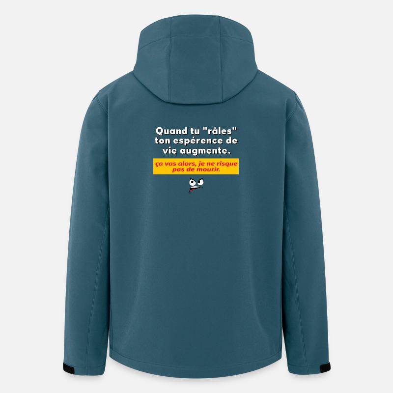 Wenn du murrst - Recycelte Männer Softshell-Jacke von Stanley/Stella - Dunkles Petrol