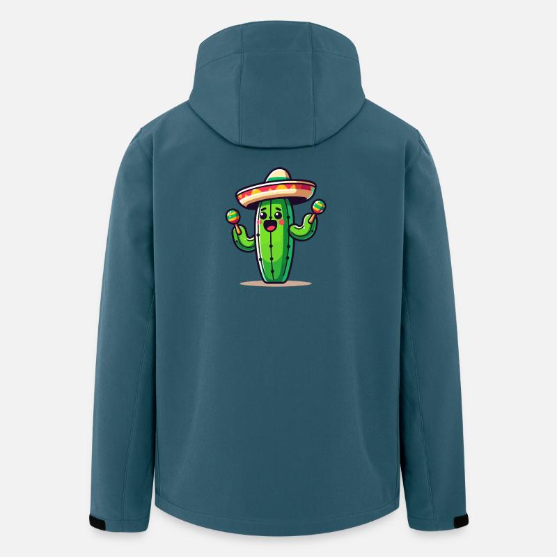 Fiesta Cactus: The Saguaro Shaker - Men’s Recycled Softshell Jacket by Stanley/Stella - stargazer