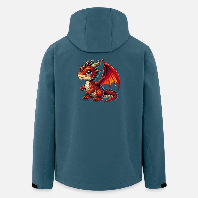 Dragon - Veste softshell homme en polyester recyclé Stanley/Stella - bleu pétrole foncé