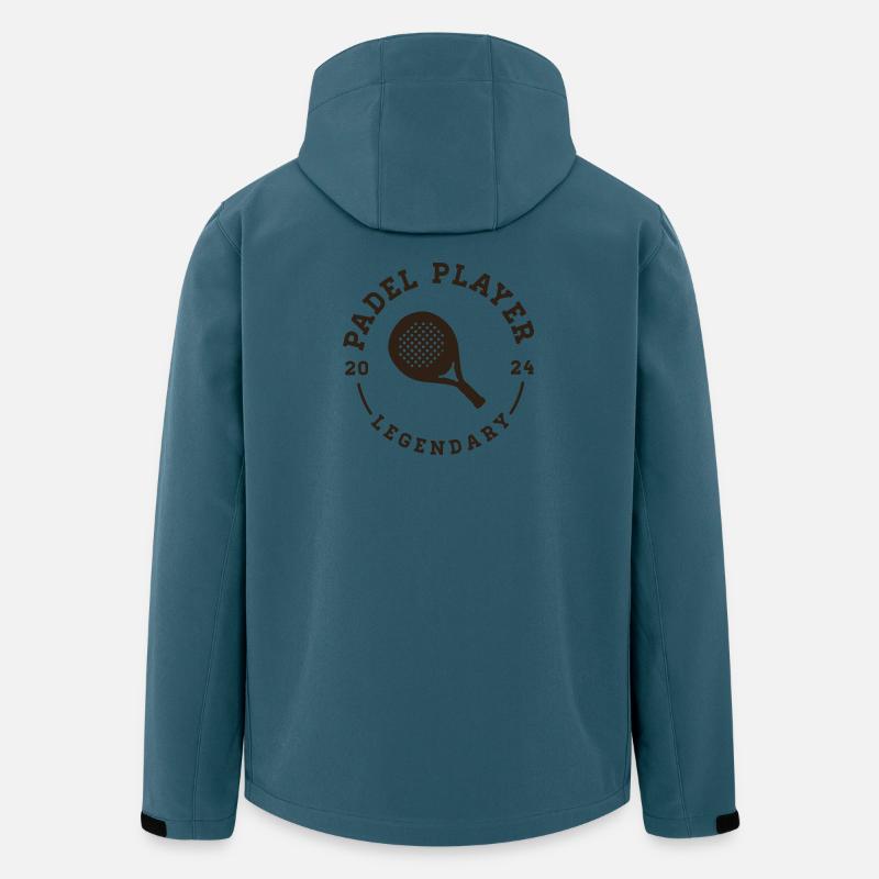Padel-Spieler - Recycelte Männer Softshell-Jacke von Stanley/Stella - Dunkles Petrol