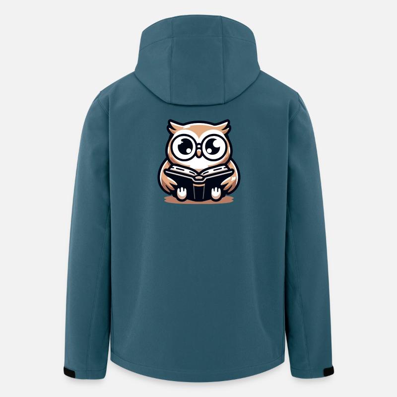 Wise Owl Reader Bookish Charm - Men’s Recycled Softshell Jacket by Stanley/Stella - stargazer