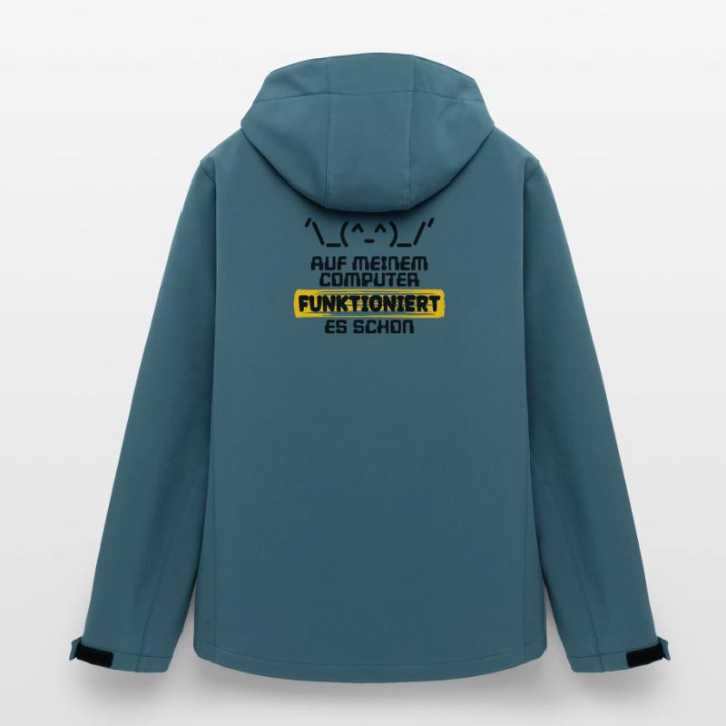 Programmeur de script de code de déclaration du développeur Veste softshell homme en polyester recyclé Stanley/Stella