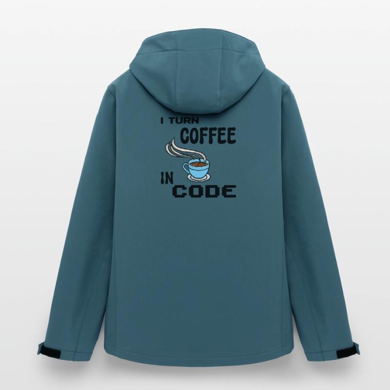 Programmeur de code Scripting Statement Développeur Veste softshell homme en polyester recyclé Stanley/Stella