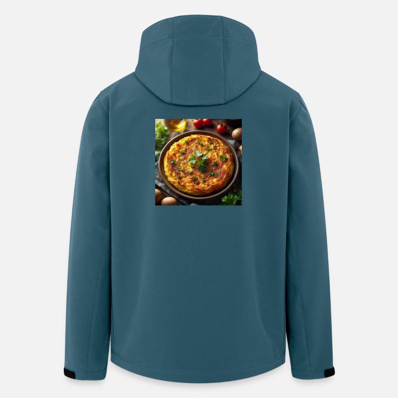 Kartoffel-Omelette - Recycelte Männer Softshell-Jacke von Stanley/Stella - Dunkles Petrol
