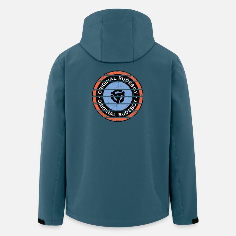 Original Rudeboy - Recycelte Männer Softshell-Jacke von Stanley/Stella - Dunkles Petrol