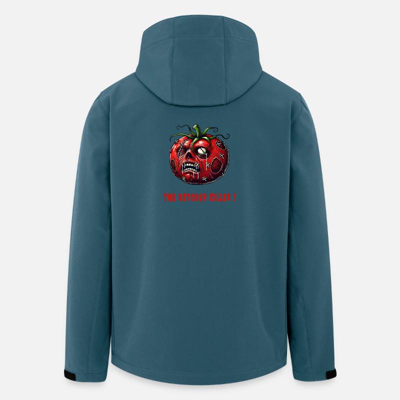 The Ketchup Killer - Recycelte Männer Softshell-Jacke von Stanley/Stella - Dunkles Petrol