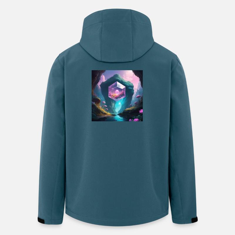 Magic Cave - Men’s Recycled Softshell Jacket by Stanley/Stella - stargazer