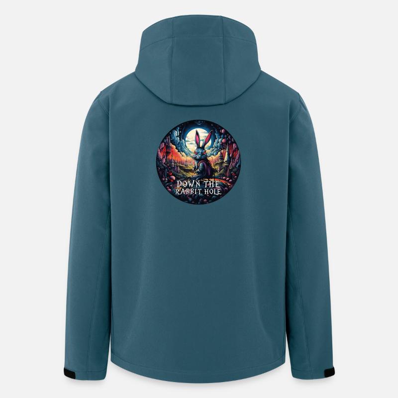 Rabbit Alice in Wonderland Down the rabbit hole - Men’s Recycled Softshell Jacket by Stanley/Stella - stargazer