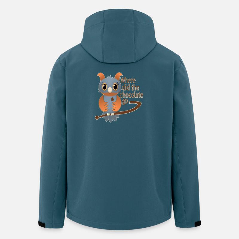 Schokoladenblau - Recycelte Männer Softshell-Jacke von Stanley/Stella - Dunkles Petrol