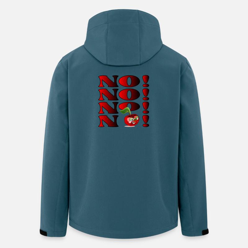 ANTWORT NEIN - EMOTIONALE KIRSCHE - Recycelte Männer Softshell-Jacke von Stanley/Stella - Dunkles Petrol