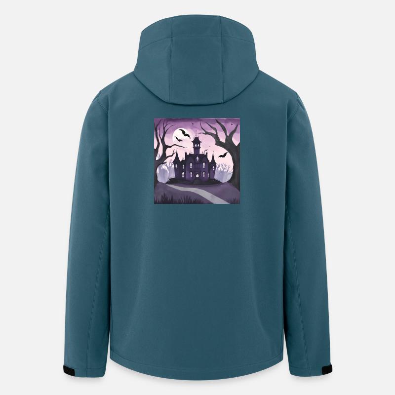 Gotisches Herrenhaus. - Recycelte Männer Softshell-Jacke von Stanley/Stella - Dunkles Petrol
