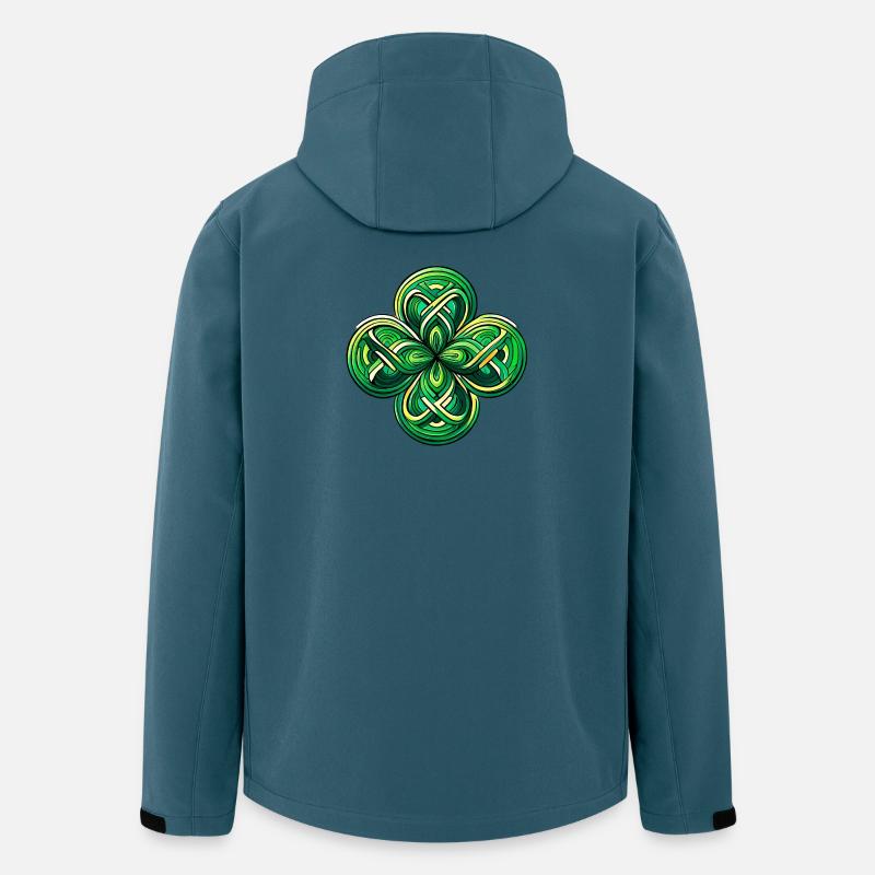 Four-leaf clover - Men’s Recycled Softshell Jacket by Stanley/Stella - stargazer