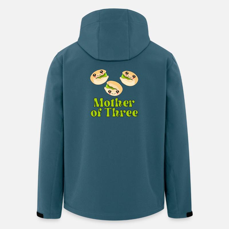 MUTTER VON DREI KINDERN - PISTACHIO KIDS - Recycelte Männer Softshell-Jacke von Stanley/Stella - Dunkles Petrol