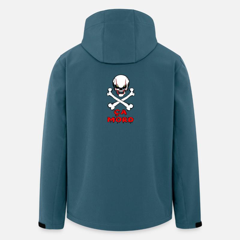 Er beißt - Recycelte Männer Softshell-Jacke von Stanley/Stella - Dunkles Petrol