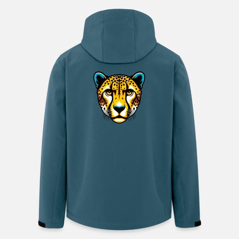 Gepard - Recycelte Männer Softshell-Jacke von Stanley/Stella - Dunkles Petrol