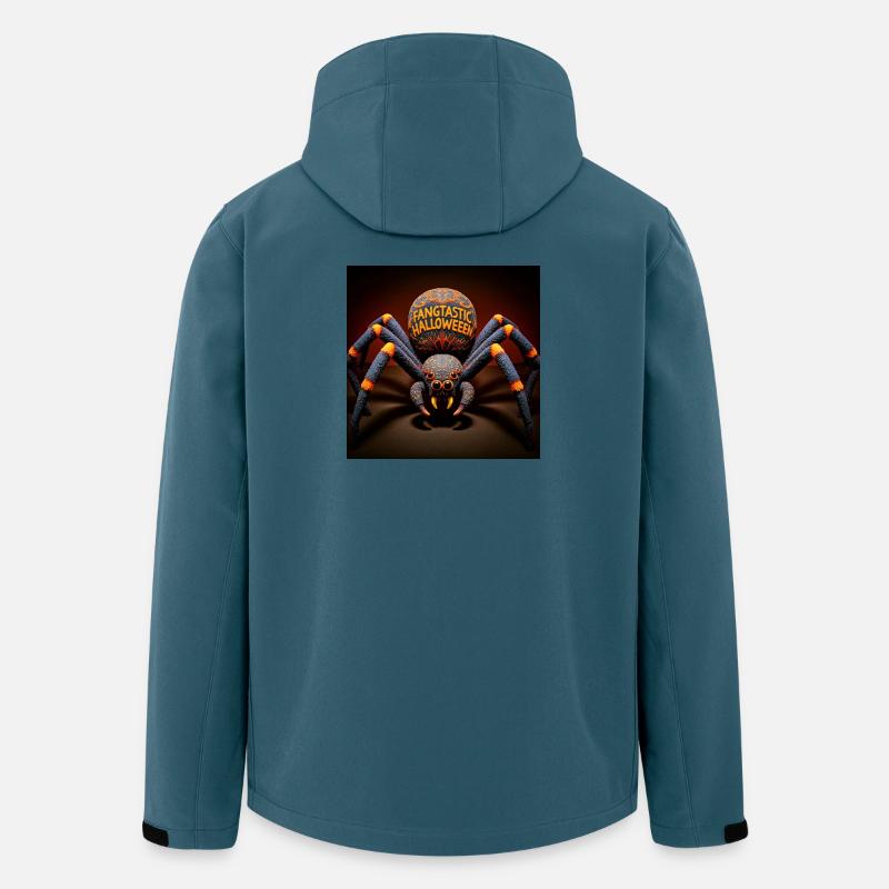 Fangtastisch Halloween Arachnid - Recycelte Männer Softshell-Jacke von Stanley/Stella - Dunkles Petrol