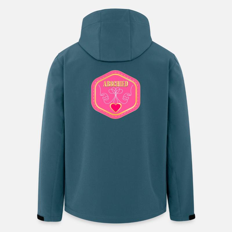 ABSCHIED TRENNUNG PAARE - Recycelte Männer Softshell-Jacke von Stanley/Stella - Dunkles Petrol
