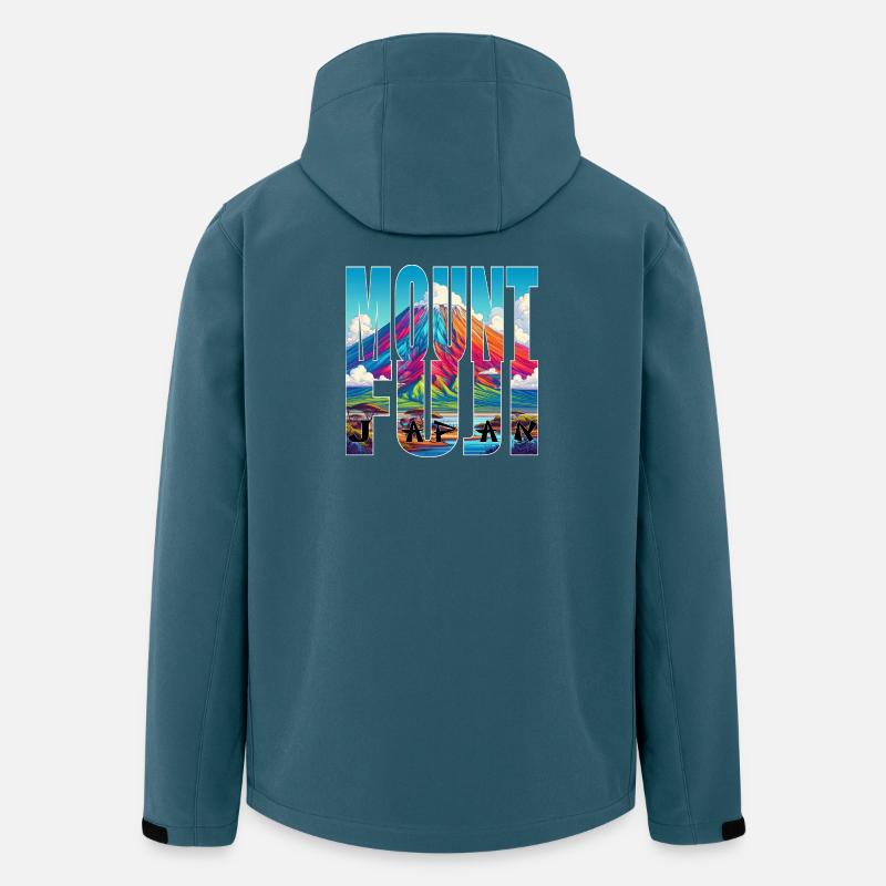 FUJISAN - Recycelte Männer Softshell-Jacke von Stanley/Stella - Dunkles Petrol