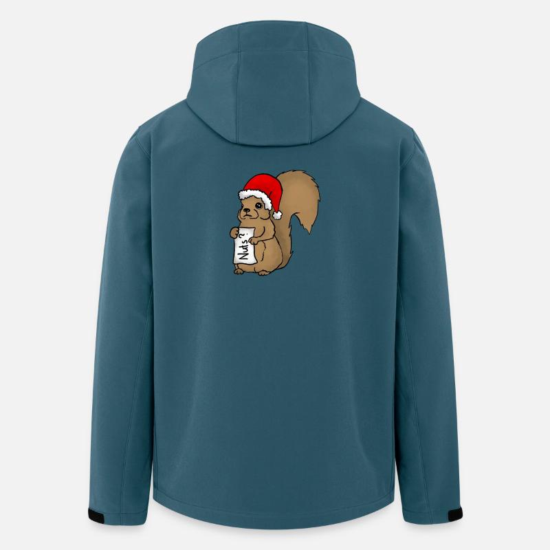 Weihnatchtshörnchen - Recycelte Männer Softshell-Jacke von Stanley/Stella - Dunkles Petrol