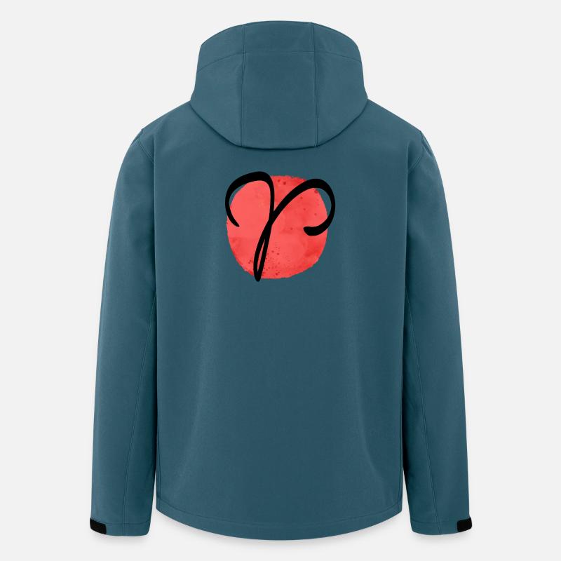 Sternzeichen Widder - Recycelte Männer Softshell-Jacke von Stanley/Stella - Dunkles Petrol
