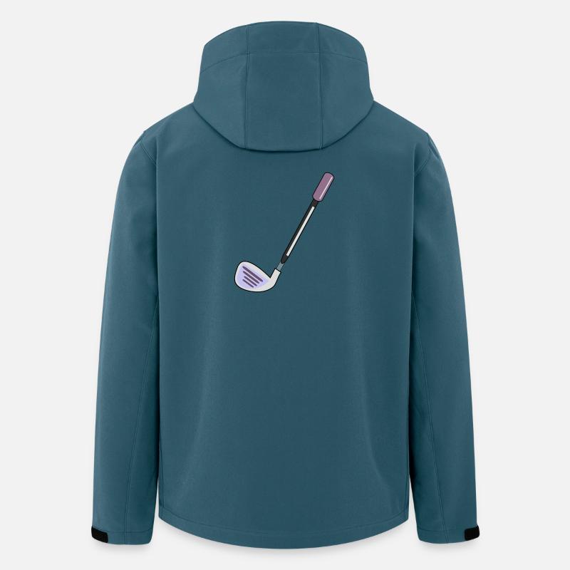 GOLFSCHLÄGER GOLFSPIELEN - Recycelte Männer Softshell-Jacke von Stanley/Stella - Dunkles Petrol