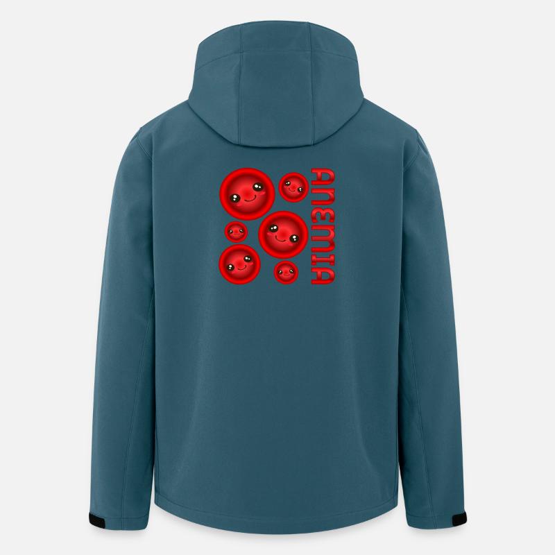 NIEDRIGE EISENMANGELANÄMIE - Recycelte Männer Softshell-Jacke von Stanley/Stella - Dunkles Petrol