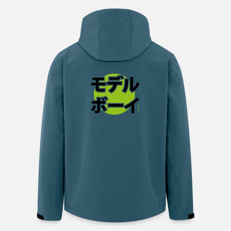 musterknabe japan - Recycelte Männer Softshell-Jacke von Stanley/Stella - Dunkles Petrol