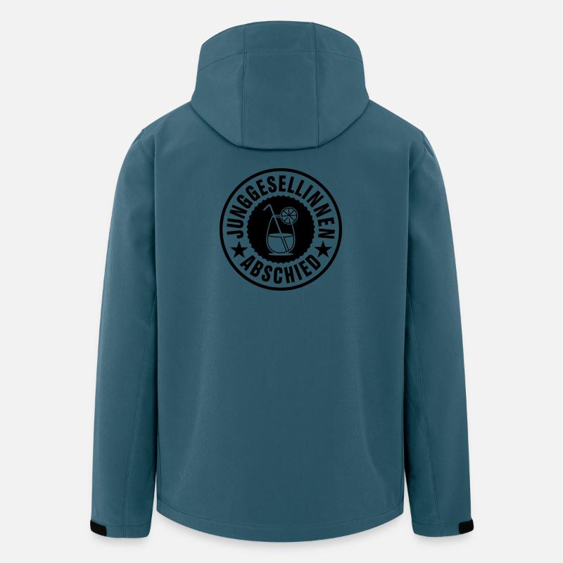 Junggesellinnen Abschied Cocktail - Recycelte Männer Softshell-Jacke von Stanley/Stella - Dunkles Petrol
